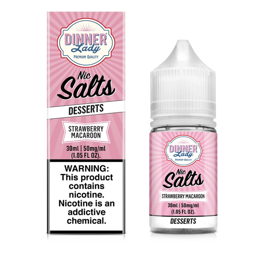 Strawberry Macaroon SALT - Dinner Lady - 30mL