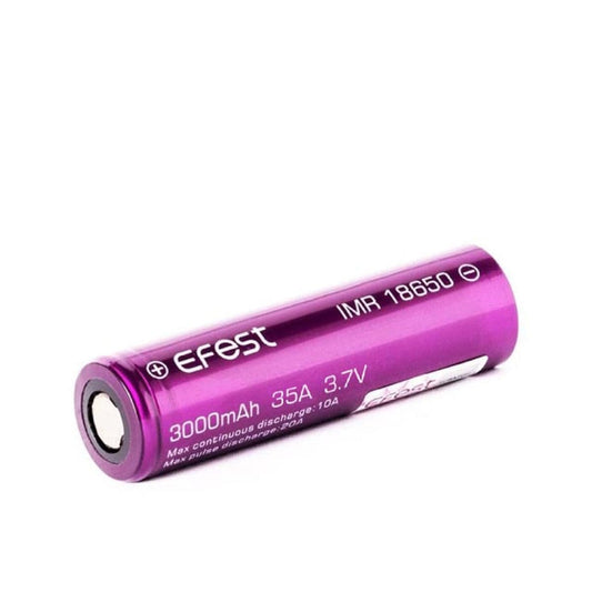 Efest 18650 3000mAh 35A IMR Flat Top Rechargeable Battery