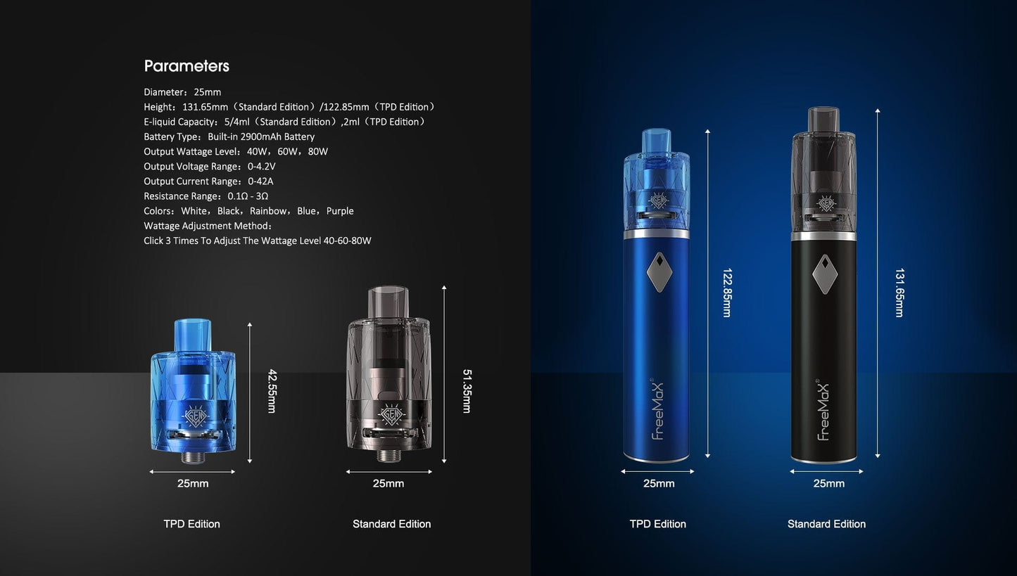 FreeMax GEMM 80W Starter Kit