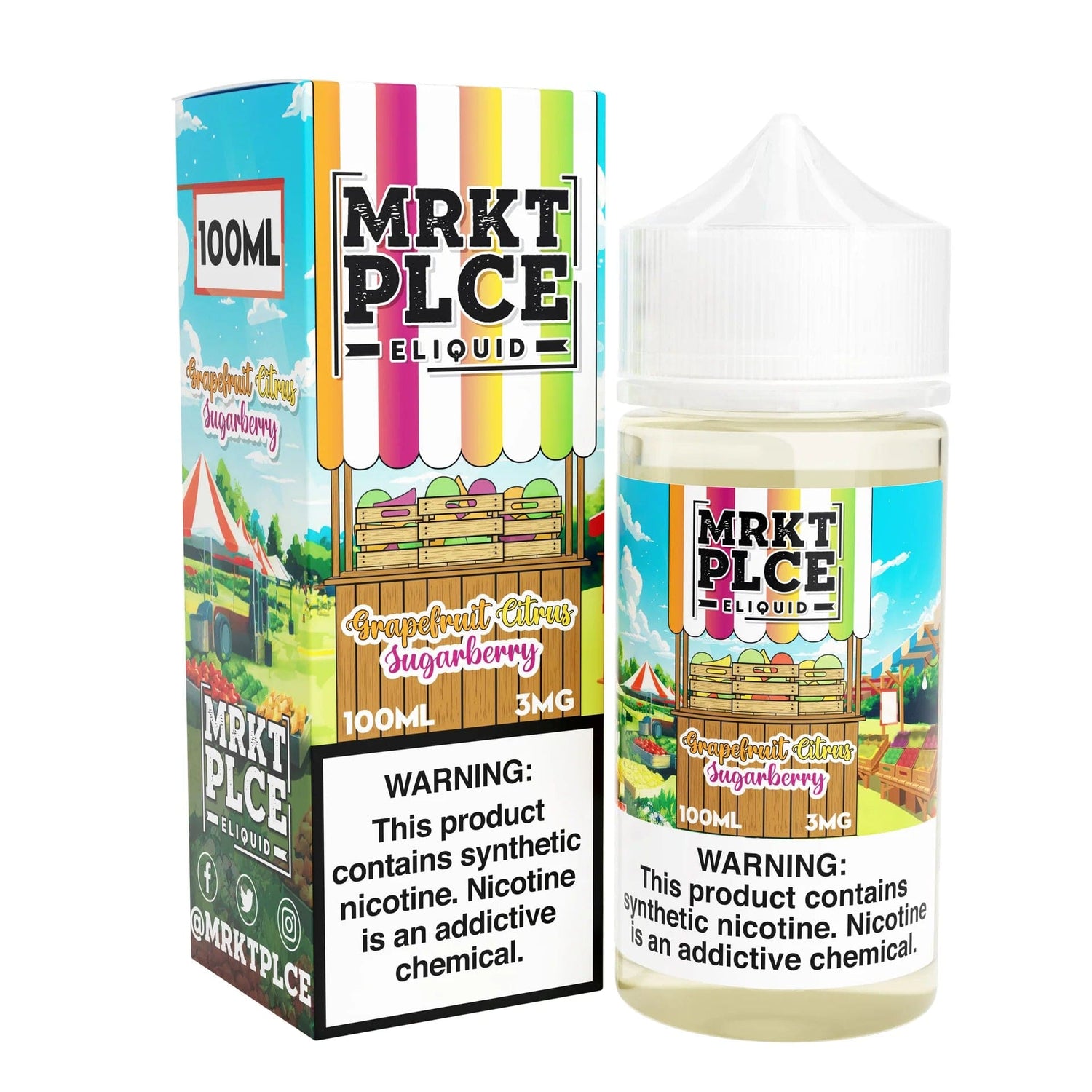 Grapefruit Citrus Sugarberry - MRKT PLCE - 100mL