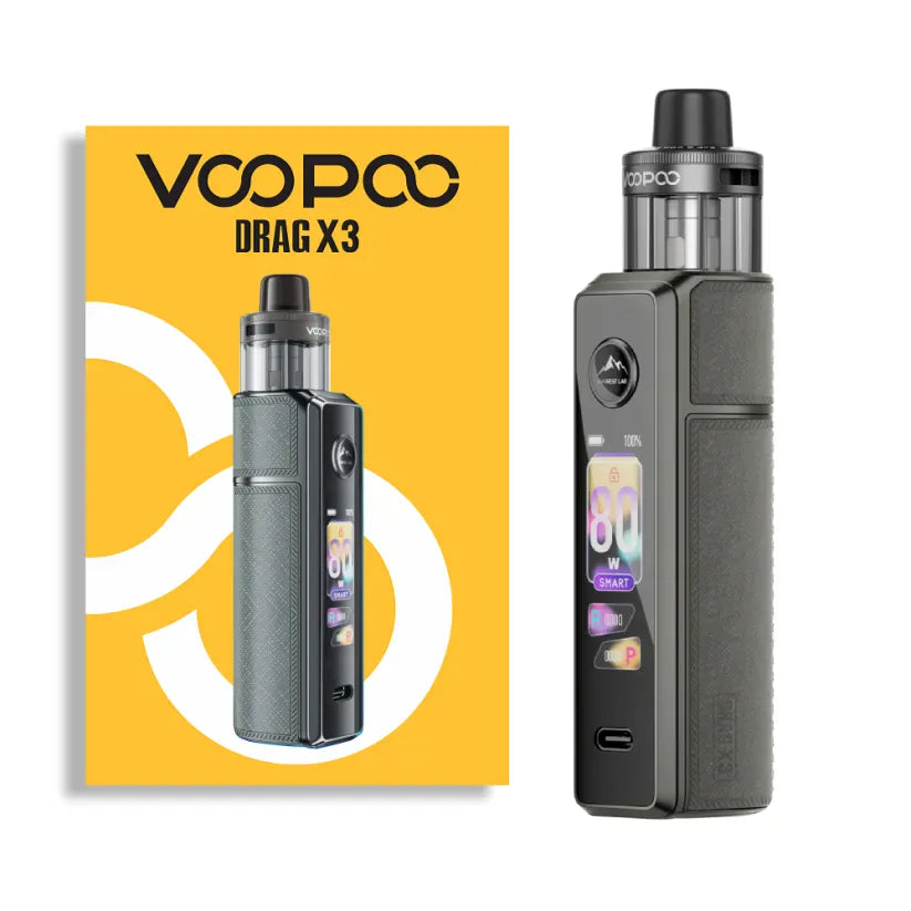 VOOPOO Drag X3 Kit | 80W Touchscreen Pod Mod At Giant Vapes! VOOPOO Drag X3 Kit | 80W Touchscreen Pod Mod At Giant Vapes!