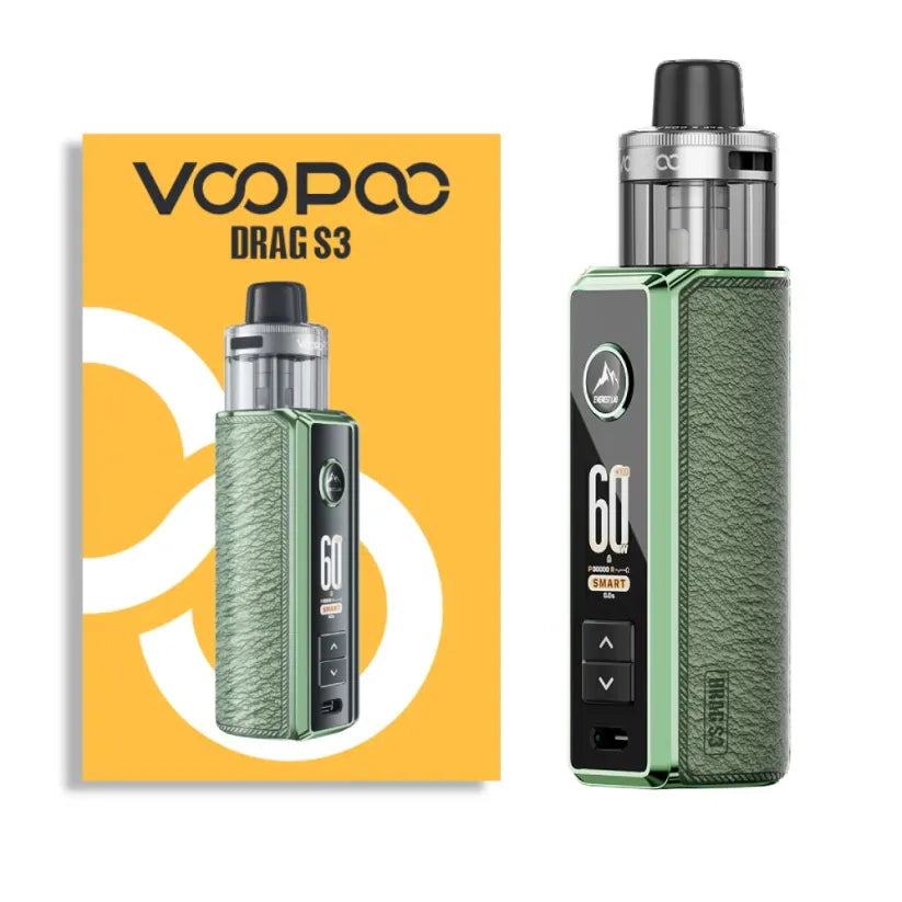 VOOPOO Drag S3 Kit | 3000mAh 60W Pod Mod with PnP X Coils Giant Vapes VOOPOO Drag S3 Kit | 3000mAh 60W Pod Mod with PnP X Coils Giant Vapes