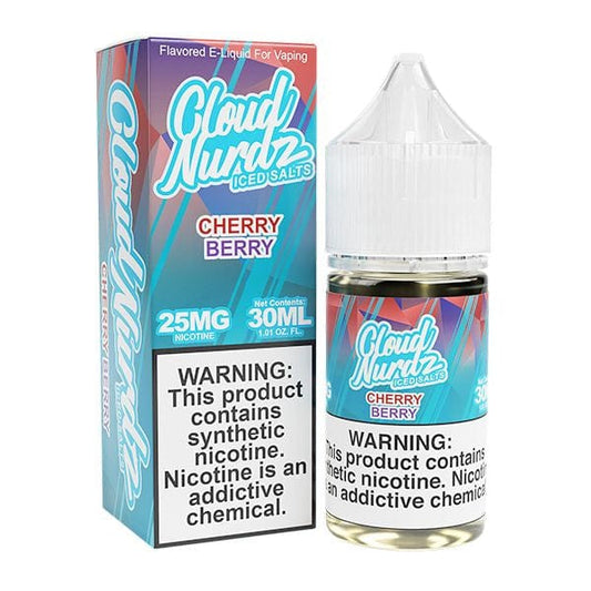 ICED Cherry Berry SALT - Cloud Nurdz - 30mL