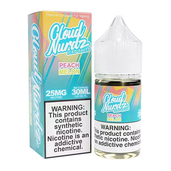 ICED Peach Melon SALT - Cloud Nurdz - 30mL