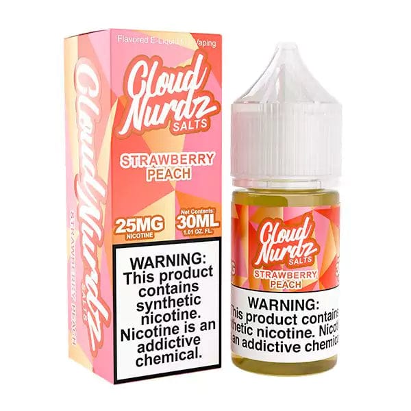 Strawberry Peach SALT - Cloud Nurdz - 30mL