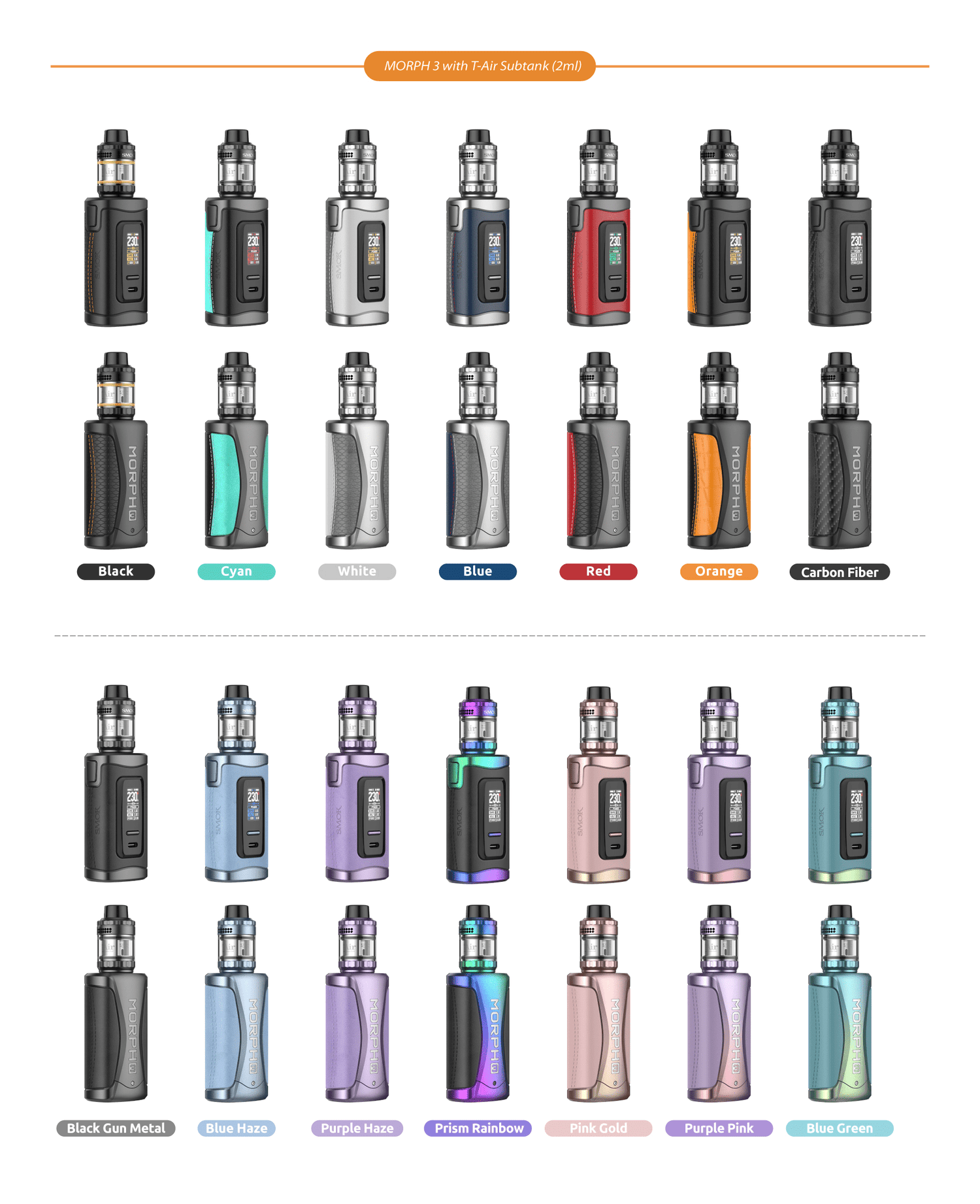 SMOK Morph 3 Starter Kit - SMOKTech - Vape Kit Giant Vapes SMOK Morph 3 Starter Kit - SMOKTech - Vape Kit Giant Vapes