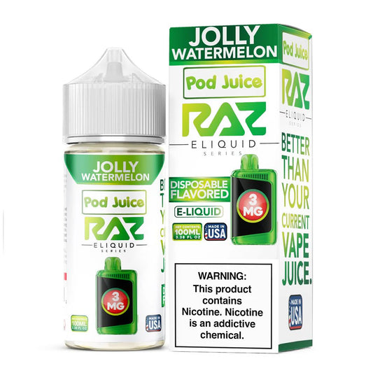 Jolly Watermelon - Pod Juice x Raz E-Liquid - 100mL