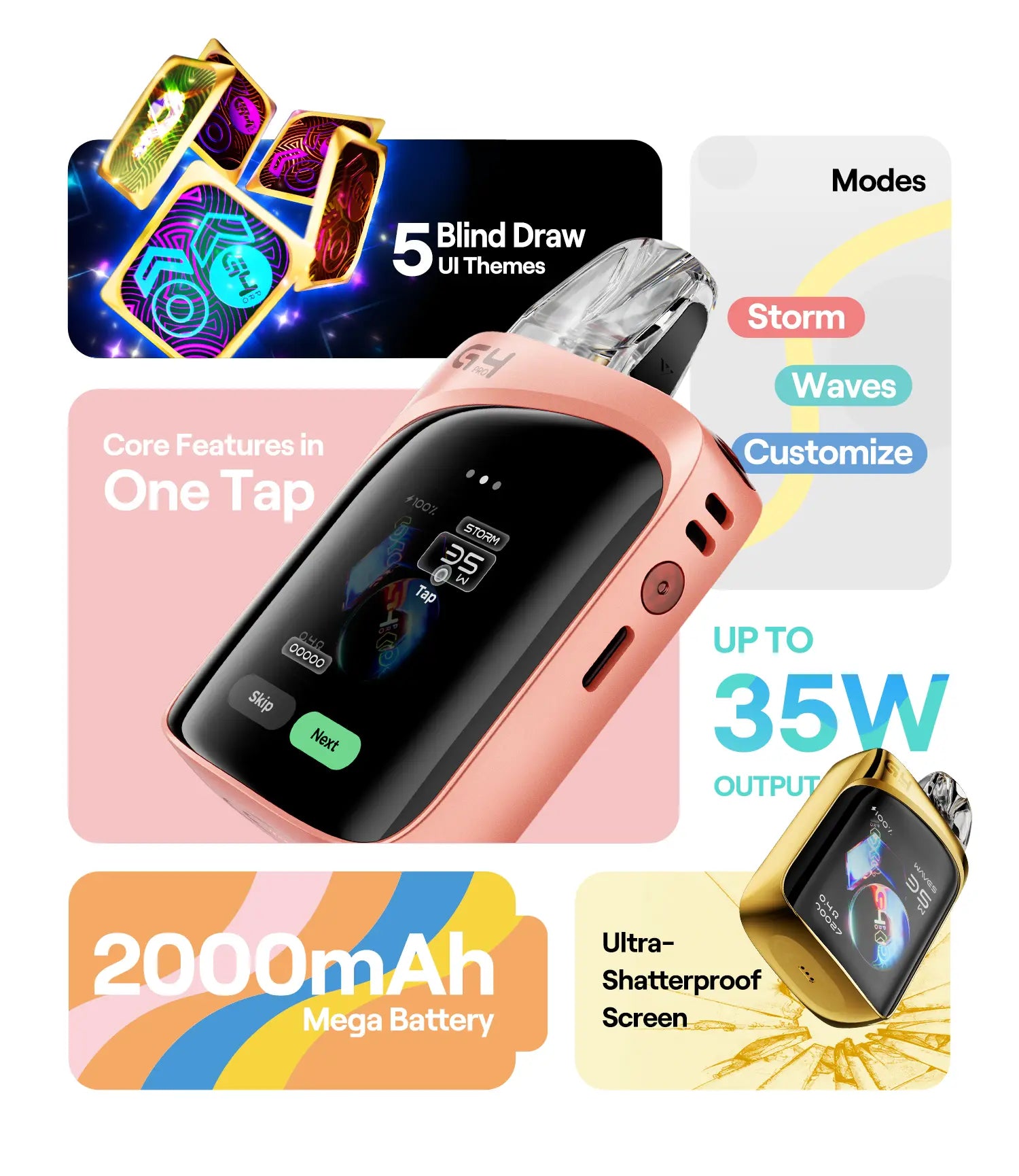 UWELL CALIBURN G4 Pro KOKO 35W Pod System