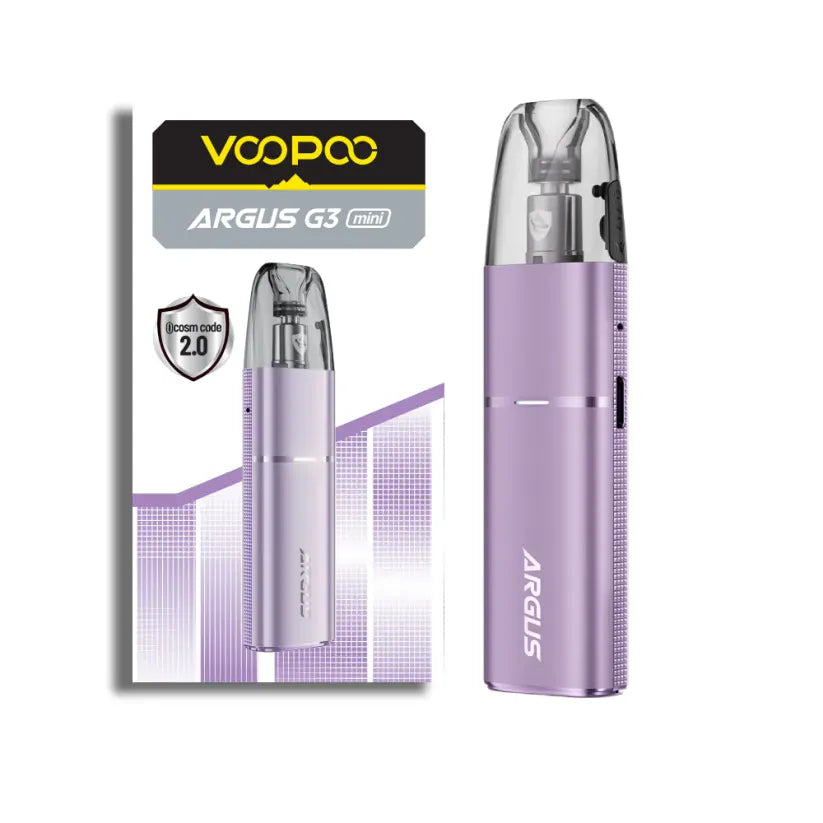 VOOPOO ARGUS G3 Mini 30W Pod System Compact 1350mAh Pod Vape Giant Vapes VOOPOO ARGUS G3 Mini 30W Pod System Compact 1350mAh Pod Vape Giant Vapes