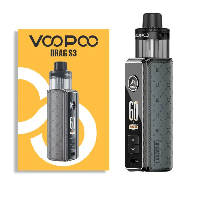VOOPOO Drag S3 Kit | 3000mAh 60W Pod Mod with PnP X Coils Giant Vapes VOOPOO Drag S3 Kit | 3000mAh 60W Pod Mod with PnP X Coils Giant Vapes