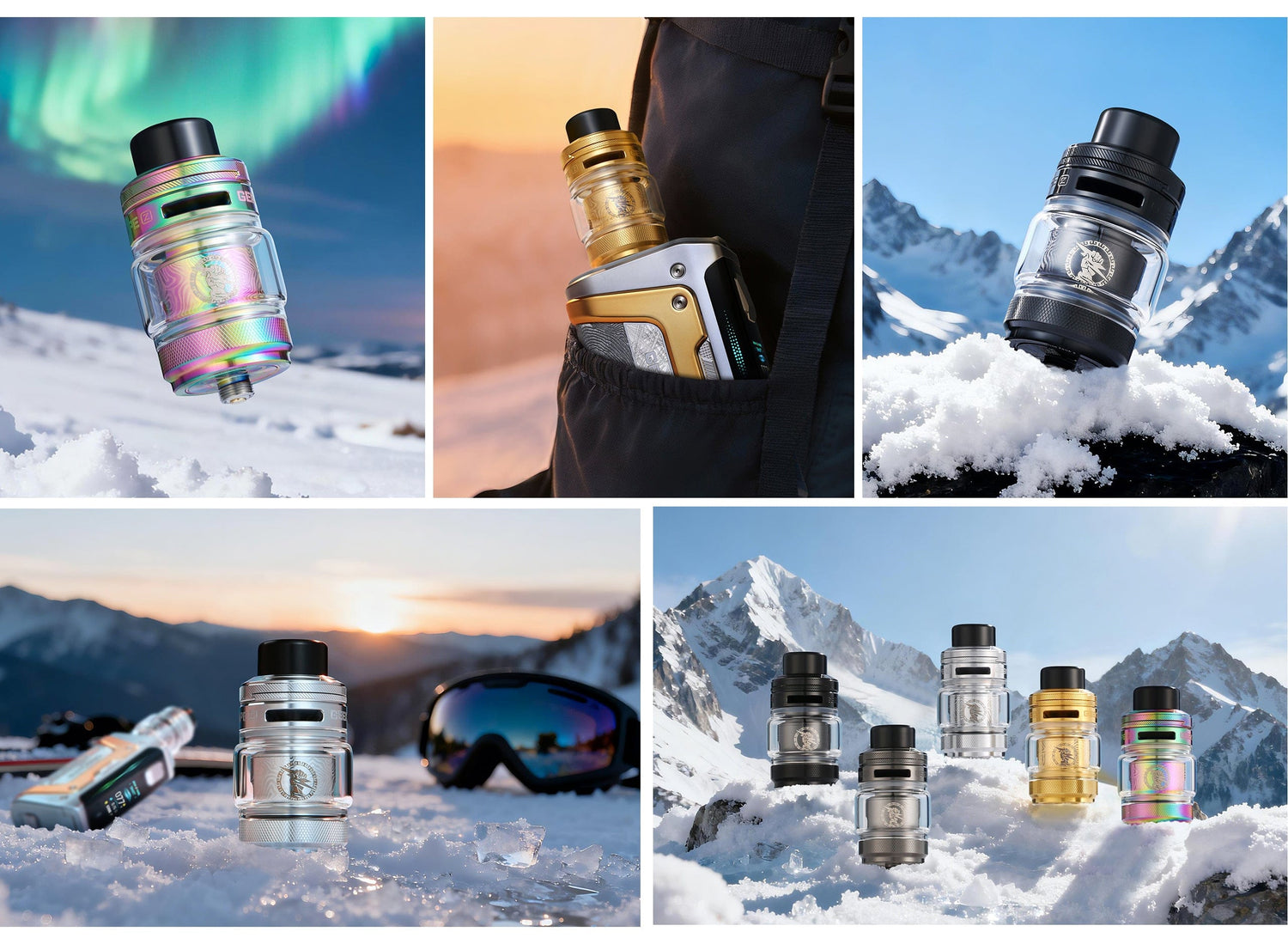 Geek Vape Z 5 Sub-Ohm Tank 5.5mL Leakproof Top Airflow Giant Vapes Geek Vape Z 5 Sub-Ohm Tank 5.5mL Leakproof Top Airflow Giant Vapes