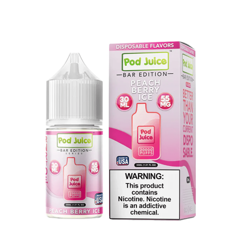 Peach Berry ICE Bar Edition SALT - Pod Juice - 30mL