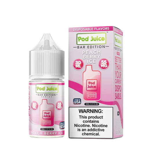 Peach Berry ICE Bar Edition SALT - Pod Juice - 30mL