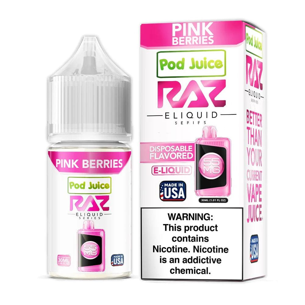 Pink Berries SALT - Pod Juice x Raz E-Liquid - 30mL