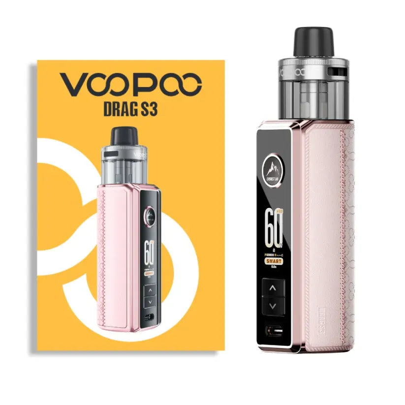 VOOPOO Drag S3 Kit | 3000mAh 60W Pod Mod with PnP X Coils Giant Vapes VOOPOO Drag S3 Kit | 3000mAh 60W Pod Mod with PnP X Coils Giant Vapes