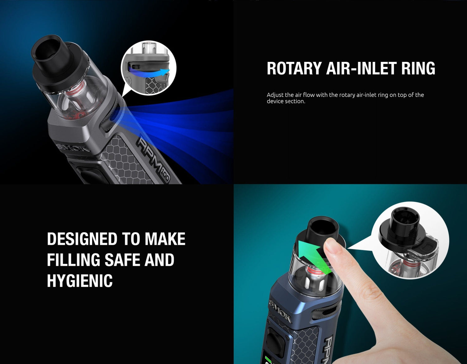 SMOK RPM 100 Pod Mod Kit - SMOKTech - Giant Vapes SMOK RPM 100 Pod Mod Kit - SMOKTech - Giant Vapes