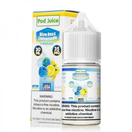 Blue Razz Lemonade FREEZE SALT - Pod Juice - 30mL