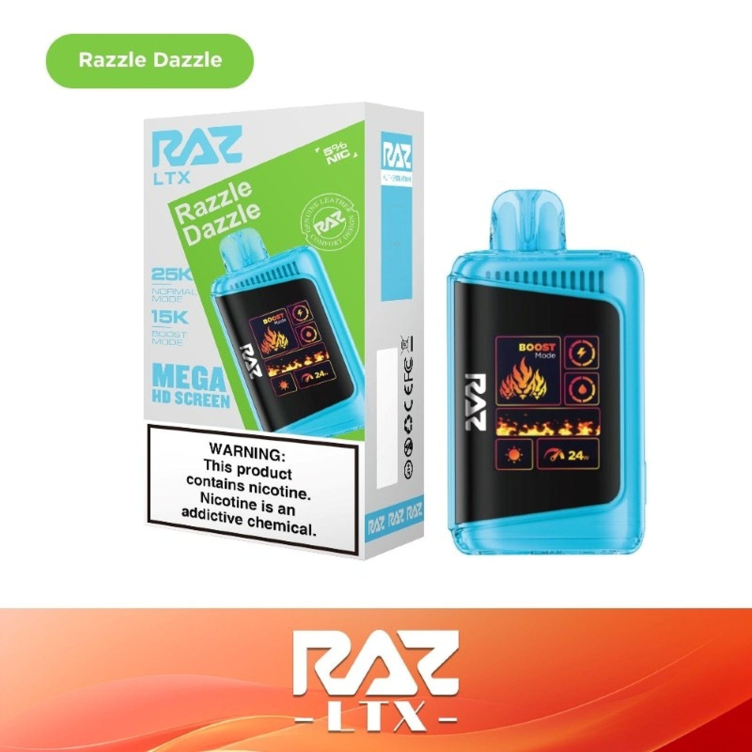 RAZ LTX DC25000 Disposable - Vape Disposable | Giant Vapes RAZ LTX DC25000 Disposable - Vape Disposable | Giant Vapes