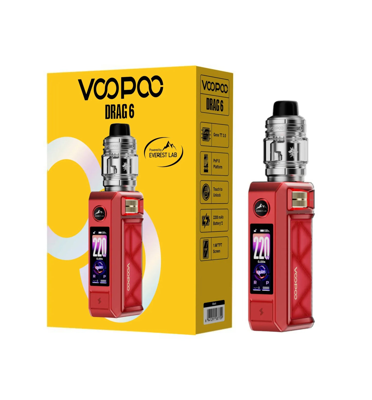 VOOPOO Drag 6 220W Starter Kit