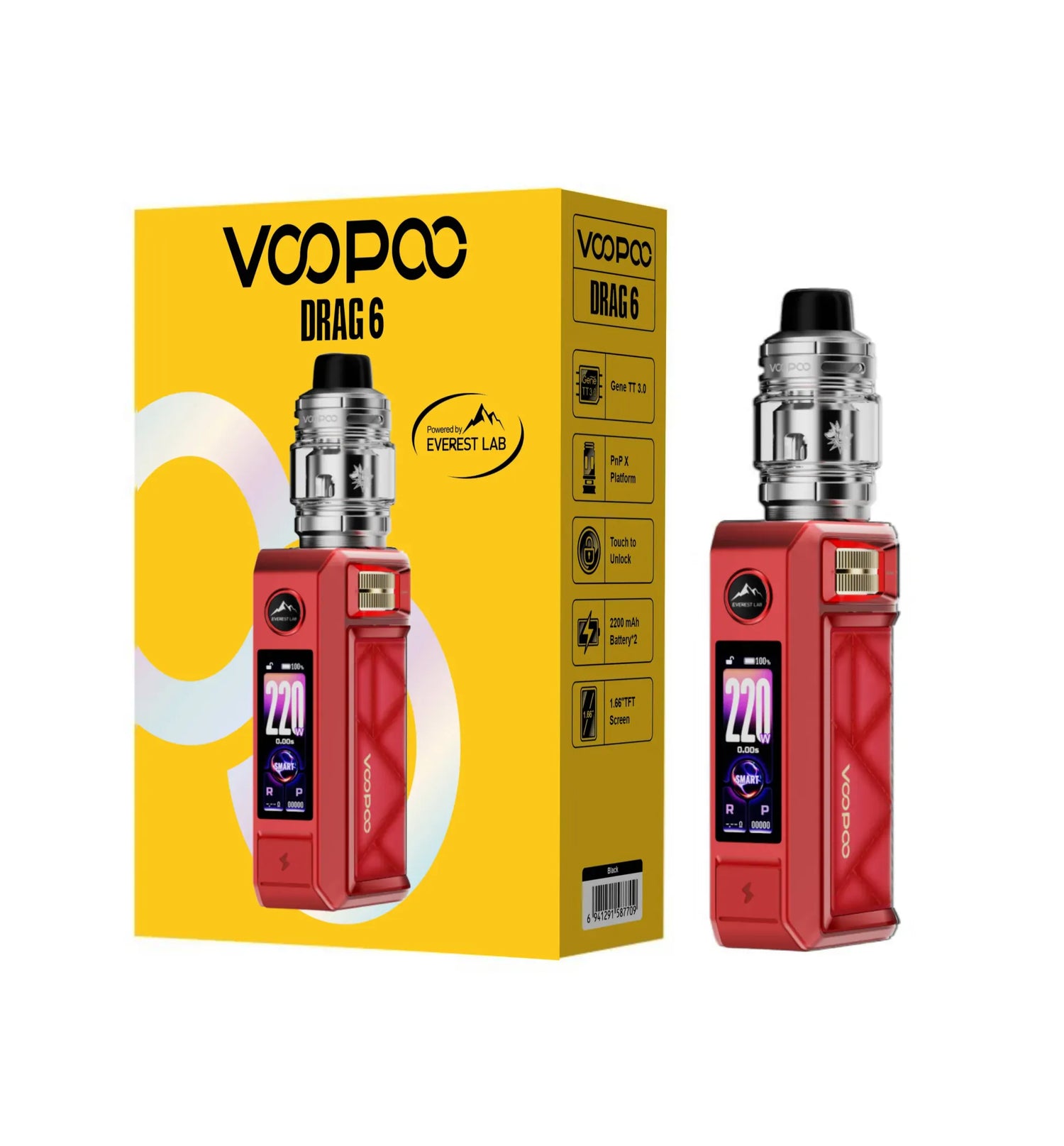 VOOPOO Drag 6 220W Starter Kit