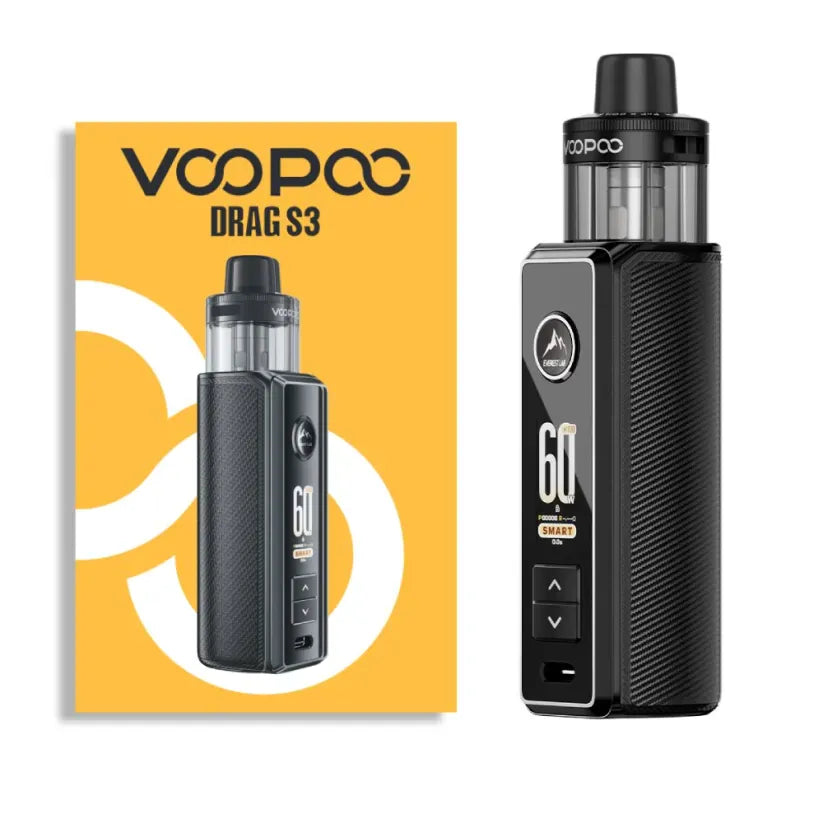 VOOPOO Drag S3 Kit | 3000mAh 60W Pod Mod with PnP X Coils Giant Vapes VOOPOO Drag S3 Kit | 3000mAh 60W Pod Mod with PnP X Coils Giant Vapes