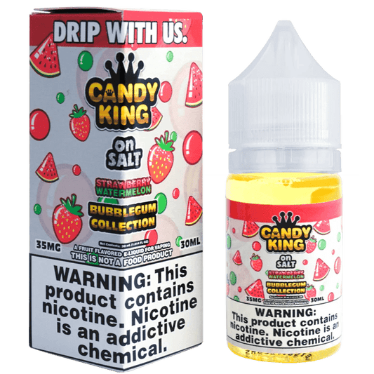 Strawberry Watermelon SALT (Bubblegum Series) - Candy King On SALT - 30mL