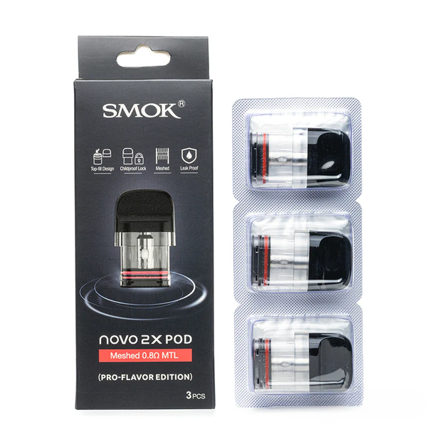 SMOK Novo 2X Replacement Pods - SMOKTech - Vape Pod | Giant Vapes SMOK Novo 2X Replacement Pods - SMOKTech - Vape Pod | Giant Vapes