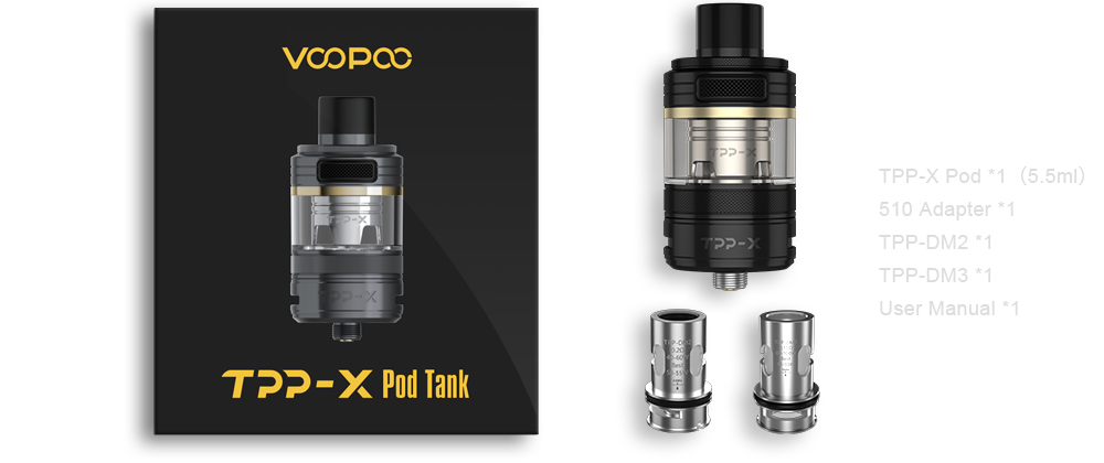 VOOPOO TPP-X Pod Tank