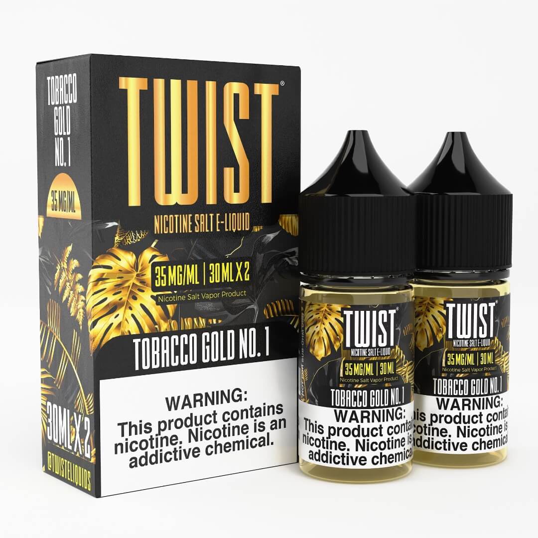 Tobacco Gold No. 1 SALT - Twist E-Liquids - 60mL