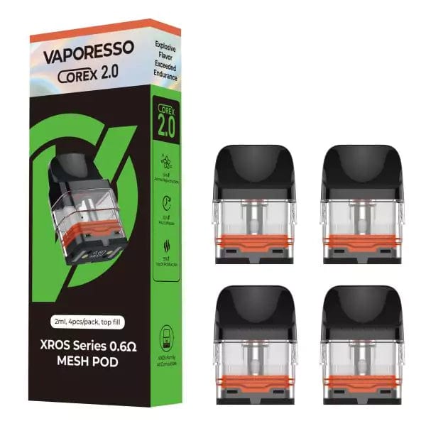 Vaporesso XROS Replacement Pods - Vape Pods | Giant Vapes Vaporesso XROS Replacement Pods - Vape Pods | Giant Vapes
