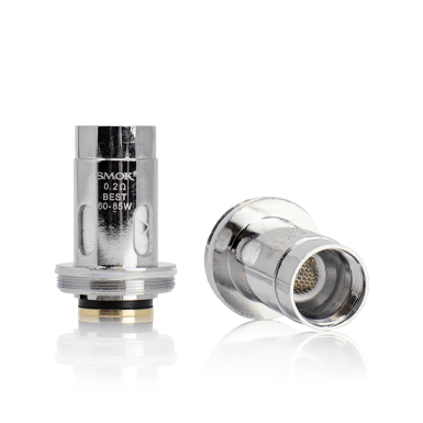SMOK TFV16 Mesh Replacement Coils - 0.2 ohm Conical Mesh Coil and inside view