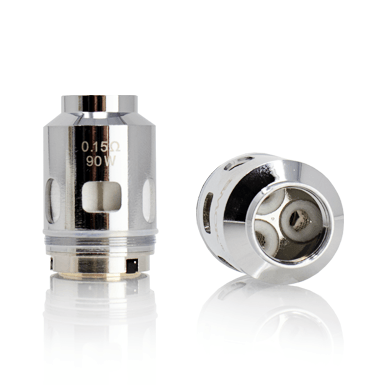 SMOK TFV16 Mesh Replacement Coils - 0.15 ohm Triple Mesh Coil and inside view