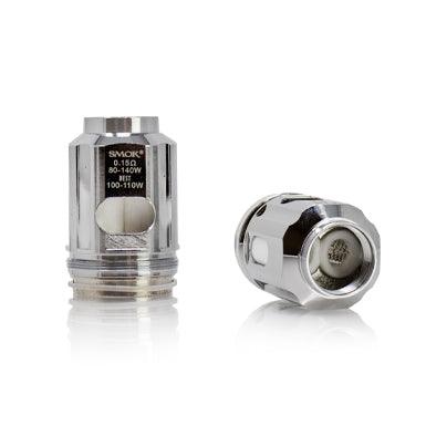SMOK TFV18 Tank - 0.15 ohm TFV18 Dual Meshed Coil and inside view